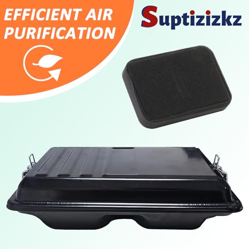 Image of Suptizizkz 389cc 420cc Generator Air Filter Box w /Housing Cover Compatible with Honda Champion Predator Generac 5500 6000 6500 8750 9000 9500 watt Generator Air Cleaner Parts