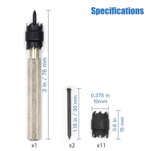 Spot Weld Cutter 14-Pack with Drill Bit