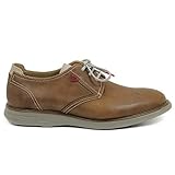  Fluchos Thunder, Zapatos de Cordones Derby para Hombre, Marrón (Cuero Cuero), 41 EU