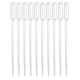Color: Transparente TOOGOO 50 piezas de 0.5 ml Pipetas de transferencia de gotas de plastico