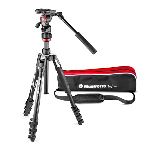 Manfrotto Befree Live travel video tripod, aluminum, black