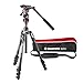 Manfrotto Befree Live, Travel Video Tripod with Video Camera Head and Lever Closure, Aluminium Kit for DSLR, Mirrorless, Reflex and Videocameras, Photo and Video Accessories