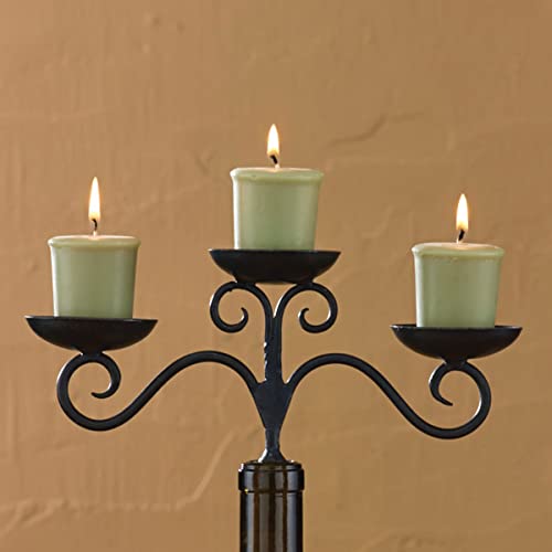 Park Designs 3 Votive Wine Bottle Topper - Set Of 2 #TOP16