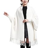 Cadeau attentionné pour elle : ce châles femme chaleureux est un accessoire de mode pour toutes les saisons, ainsi qu'un cadeau chaleureux pour les mères, les épouses, les filles et les aînés, à l'occasion d'un anniversaire, de Noël, de la fête des Mères ou d'autres occasions spéciales. Symbole d'élégance, le poncho polaire femme transmet chaleur et amour.