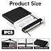 ojussa A5 Notebook 200 Pages Leather Journal Notebook Hardback Notepad with Bookmark, and Elastic Closure 14.5 x 21.5 cm,for School Office Home Business Writing