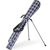 OUUTMEE Kleine Golftasche, Schlägerkoffer, Golf-Selbstständer, Schlägerkoffer und große Tasche, Ultraleicht Blau