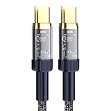 This fast charging cord type c to type c is made of durable and high-strength material that resists stretching and wear, ensuring a smooth and hassle- charging experience. This cable is hard to be damaged.