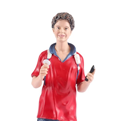 Estatua Bendito Carlo Acutis 7 Pulgadas Resina Pintada miniatura 5