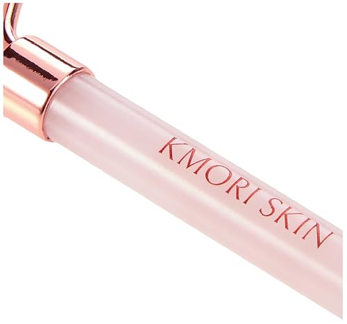 Miniatura 4 de Rodillo de cuarzo rosa genuino  Calidad premium  Hecho de auténtica piedra de cuarzo rosa