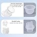 10pcs Breast Pump Accessories, Liquid Silicone Rubber Duckbill Valves and Diaphragm Breast Pump Replacement Parts for Zomee Z1/Z2 Breastfeeding Accessory for Motif Twist