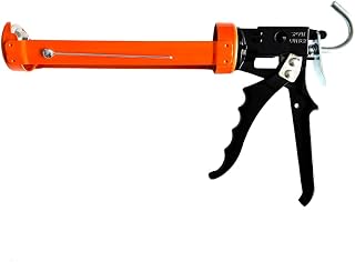 25-210 10 oz. Smooth Hex Rod Cradle Caulking Gun with Spout Cutter, Orange
