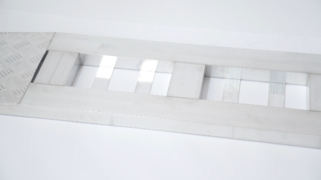 Rampas para carro auto trailer 72x15 pulgadas aluminio 2 piezas miniatura 7