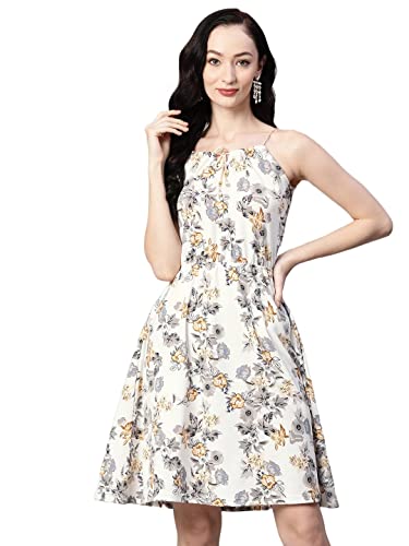 Image of arriva fab Women's Knitted Polyster Printed Dress