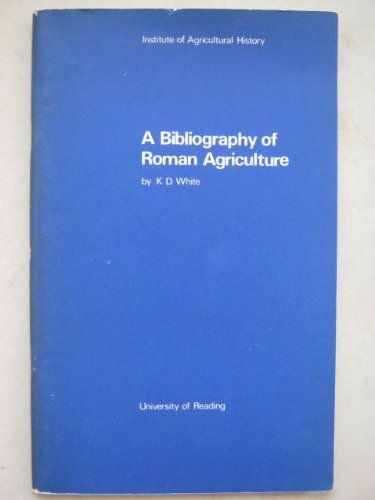 Buy Bibliography of Roman Agriculture — BookShops.in