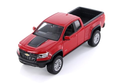 Showcasts 2017 Colorado ZR2 Pickup Truck, Red 37517-1/27 Scale Diecast Model Car