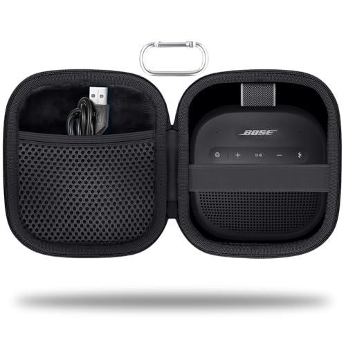 co2CREA Dur Étui de Voyage Rigide Housse Cas pour Bose Enceinte Bluetooth SoundLink Micro（boîte Seule）