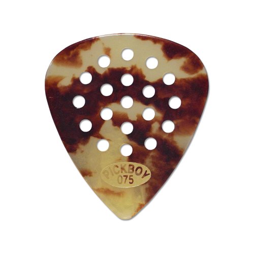 Pickboy Pos-a-Grip, coque en T classique, cellulose, 0,75 mm, 10 médiators - Les Beatles, Paul McCartney, John Lennon, RIngo Starr, George Harrison Pickboy Pos-a-Grip, coque en T classique, cellulose, 0,75 mm, 10 médiators