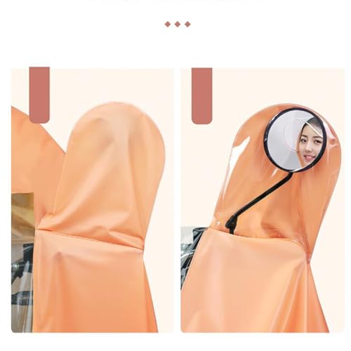Electric Scooter Rain Poncho for Adults, Reusable Full Body PVC Raincoat with Universal Fit, Thin Portable Design for E-Scooters4