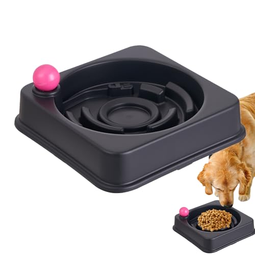 犬用スローフィーダー - 早食い防止 滑り止め ペット給餌用品 | 子犬と猫用ゆっくり食べるフードディッシュ - 寮 アパートメント ベッドルーム リビングルーム バルコニー用