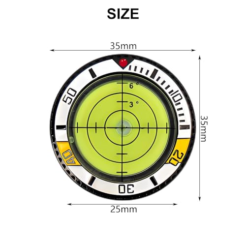 Taluokong Golf Green Reader Ball Marker with High Precision Golf Putting Green Reading Aid Bubble Golf Accessories for Men Women - Image 3