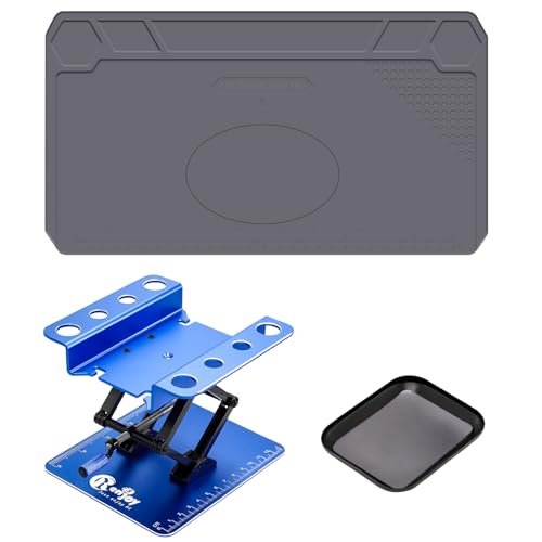 RC Car Work Stand with Tray & Mat