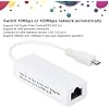 Ethernet Adapter, Micro USB to RJ45 Network Card, 10/100Mbps Fast Ethernet Adapter for and Laptop Accessory