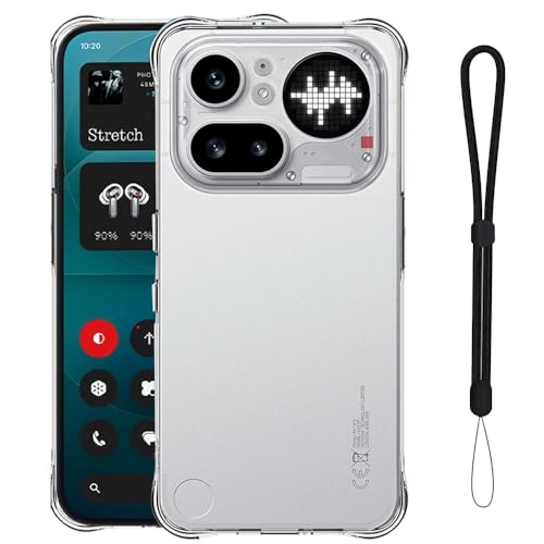 For Nothing Phone (4a) Pro �P�[�X �N���A YILLIONS �w��h�~ TPU�f�� ���ϖh�~ �����h�~ �ϏՌ� �y�E���^ �ی�J�o�[ �X�}�z�P�[�X �����h�~ Nothing Phone (4a) Pro �J�o�[ �P�[�X (�N���A