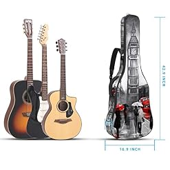 Hondank Housse de transport étanche pour guitare avec bandoulière réglable Texture rayée rétro, Multicolor 04, 42.9×16… - Les Beatles, Paul McCartney, John Lennon, RIngo Starr, George Harrison Hondank Housse de transport étanche pour guitare avec bandoulière réglable Texture rayée rétro, Multicolor 04, 42.9x16… – Image 5