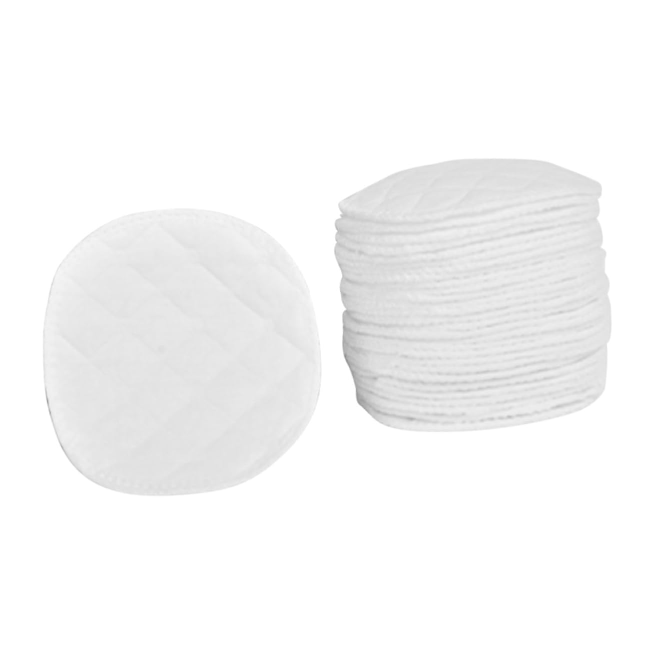 RORPOIR Breast Pads for Breastfeeding 16pcs Reusable Nursing Pads Leak-Proof Mat Ultra Absorbent White 10 * 10