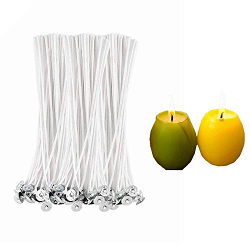 100 piezas mechas para velas de algodón enceradas 10 cm