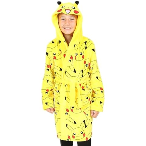 Pokemon Pikachu Kids Fleece Dressing Gown Cover