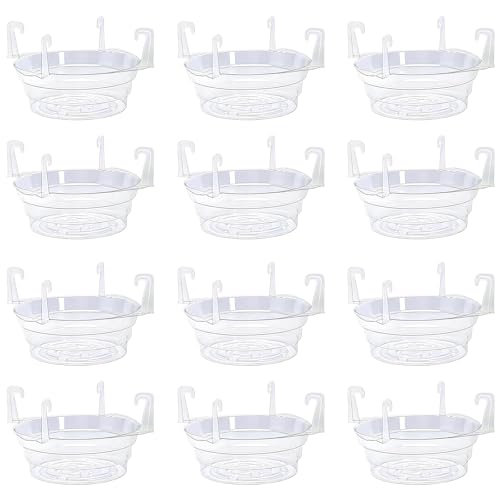 Panier suspendu en plastique avec crochets pour plantes intérieur jardin balcon - 2