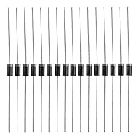 1N4007 Diode Gleichrichter 100 Stück, 1A 1000V Sperrdiode Elektronische Siliziumdioden Verbindung Rückfluss Schutzdiode Rectifier Diode, Industrielle Steuerschaltung für Schaltu