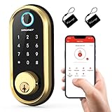 Smart Lock, Fingerprint Smart Deadbolt Lock, 5-in-1 Keyless Entry Door Lock with Bluetooth and Keypa