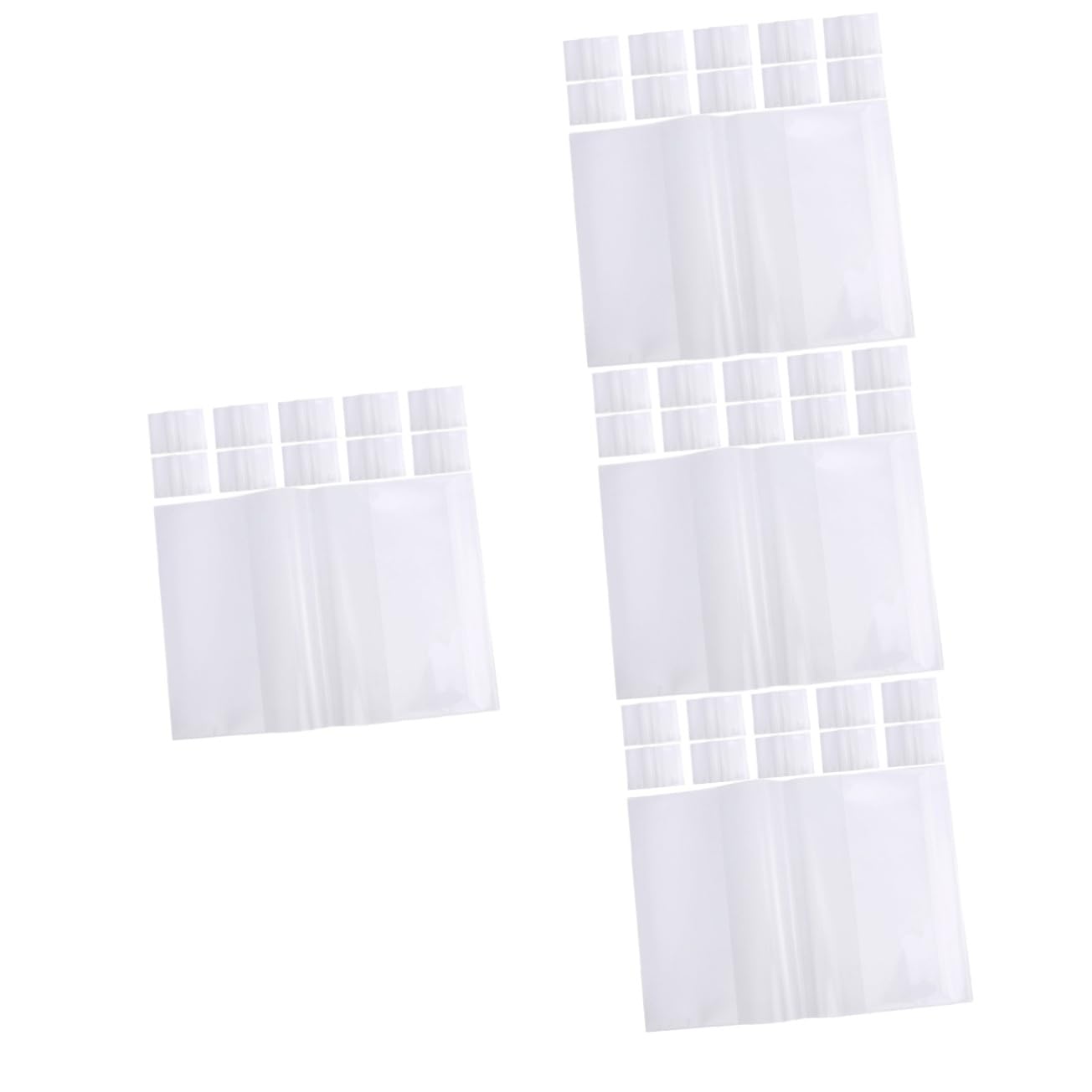 Lurrose 80piezas Cubiertas Transparentes Reutilizables Para Libros Protector De Textos Para Estudiantes y Proyectos Escolares