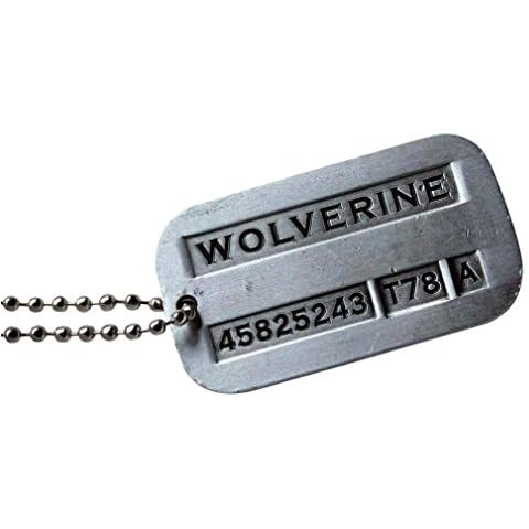 Tojwi Male Cool Kpop X-men Wolverine Necklace Vintage Weapon-X Dog Tags Pendant - Fashion Design Cover