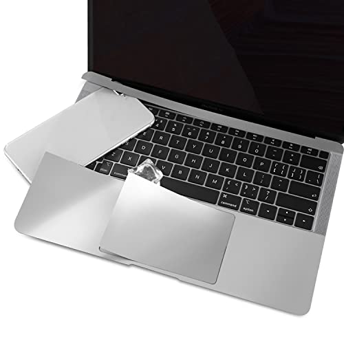 Vfeng Premium 6-In-1 3M Skin Decals Screen Protector For 2016~2022+ Macbook Pro 15 Inch With Touch Bar(Model: A1707/A1990)-Silver #TOP3