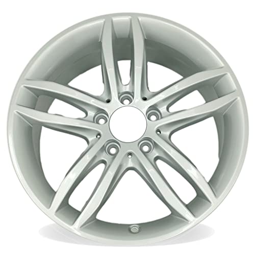 17" Single 17X7.5 Front Silver Wheel For Mercedes-Benz C-Class C250 C300 C350 2012-2014 Oem Quality Replacement Rim #TOP8