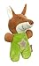 Produktbild SIGIKID 42797 Rassel Fuchs Red Stars Mädchen und Jungen Babyspielzeug empfohlen ab Geburt grün/braun
