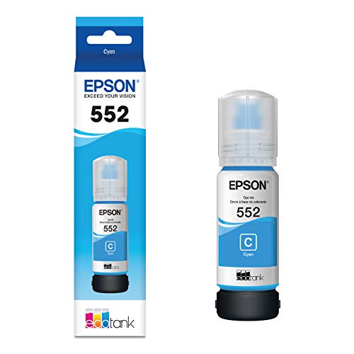 Image of Epson Claria ET Premium T552220 High Capacity Bottle Ink - Cyan (Pack of 2)