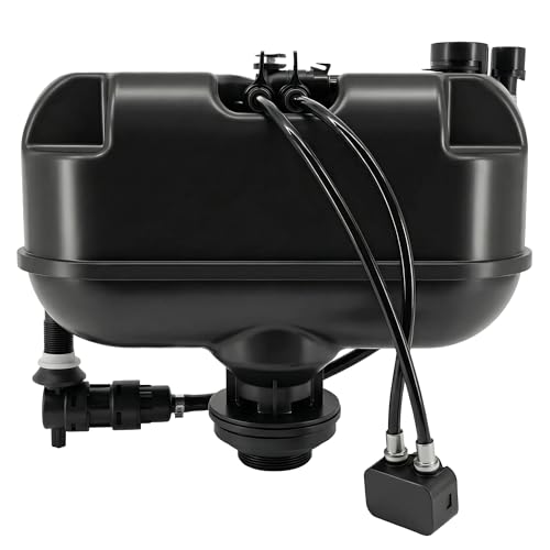 EcoFlush B8204 1.0 GPF(3.8 LPF) Pressure Assisted Flush System, Single Control, Replacement for Gerber & Project Source Toilets, High Efficiency Water Saving Upgrade