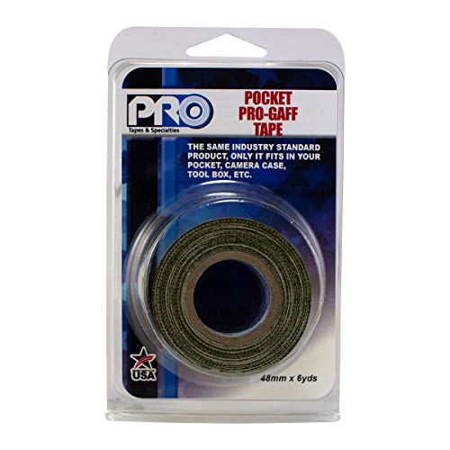 Cinta adhesiva ProTapes PRO Pocket de tela resistente para etiquetado temporal y fijación limpia