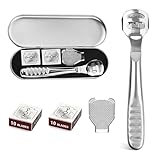 Professional Stainless Steel Foot File Remover with 20 Blades for Dry and Wet Feet Hard Skin Pedicure Foot Care Tool for Soft & Smooth Feet - Image 1