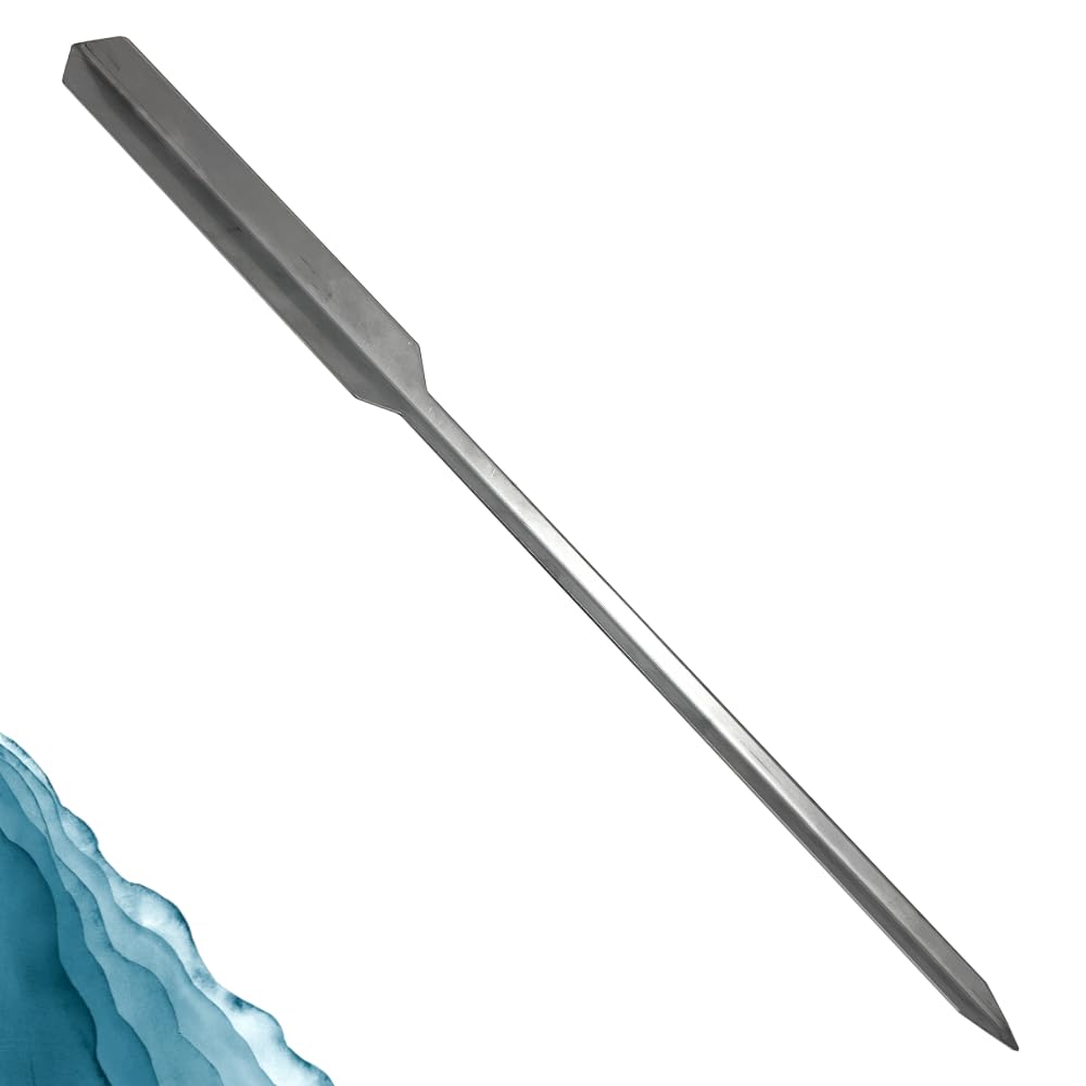 Spiedini espeto in acciaio inox 50 cm Avalon - spiedino per carne, verdure, pesce (sardina, spigola) barbecue e griglia (15)