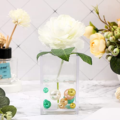 8 Pack Clear Acrylic Pen Holder Cup Makeup Brush Holder Desk Goth Accessories Holder Acrylic Clear Container Organizer For Office School Home Supplies #TOP3