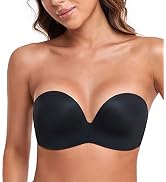 HACI Women's Plus Size Multiway Strapless Underwire Bra