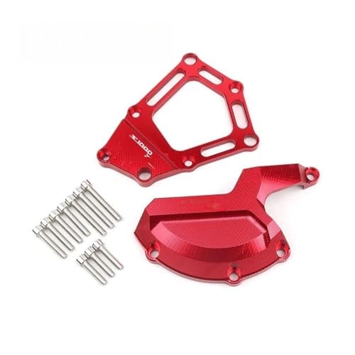 Protecteur de cadre pour BMW S1000R : carter moteur et stator rouge