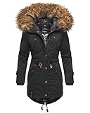 Die mt Fleece gefütterte 2 Eingriffs-Taschen sorgen für warme hände. Die Tunnelzugbänder an der Taille sorgen für einen perfekten Sitz, Dazu der Vokuhila Schnitt bringt die Jacke zu ein Hingucker