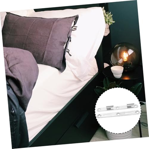 Fixations Charnières pour Barres de Lit en Acier Renforcé - Lot de 6