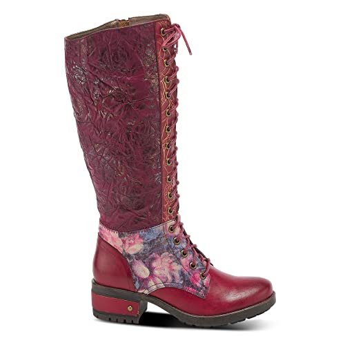 Spring Step L'artiste Women's Iconic Bootie Red Multi Eu 36 / Us 5.5-6 #TOP4